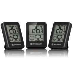 Bresser Climatemp Thermo-Hygrometer Indicator 3 Unit Set
