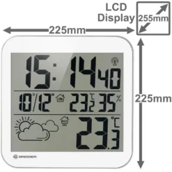 Bresser MyTime Weather Clock -Nordsmin Shop bresser mytime weather clock 4