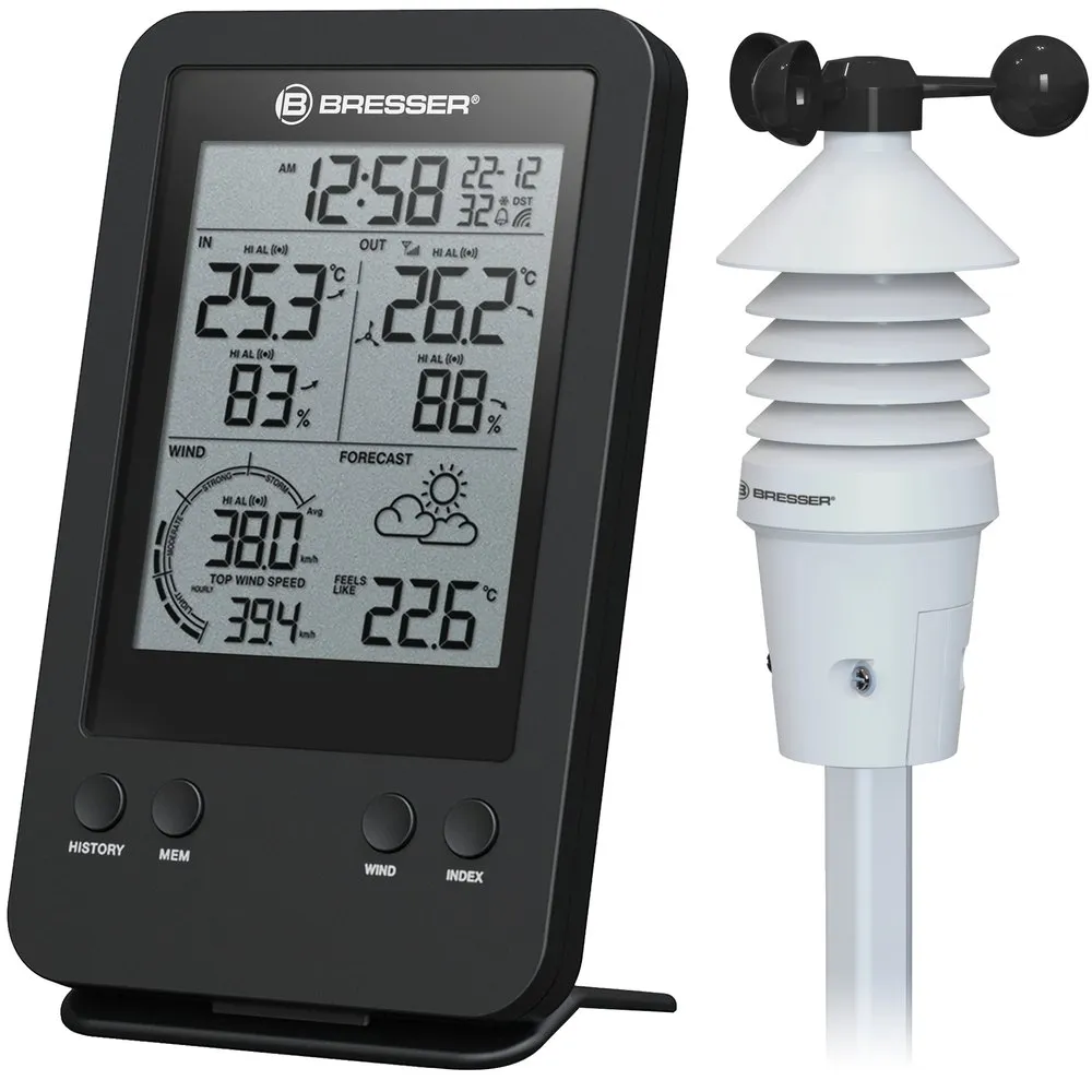 Bresser Professional Wind Gauge / Anemometer 3-In-1 1 Bresser Professional Wind Gauge / Anemometer 3-In-1