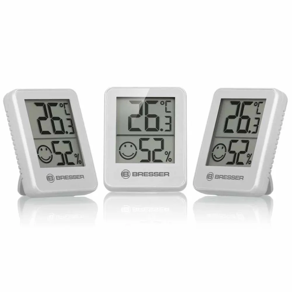 Bresser Temeo Thermometer And Hygrometer 3 Units 1 Bresser Temeo Thermometer And Hygrometer 3 Units