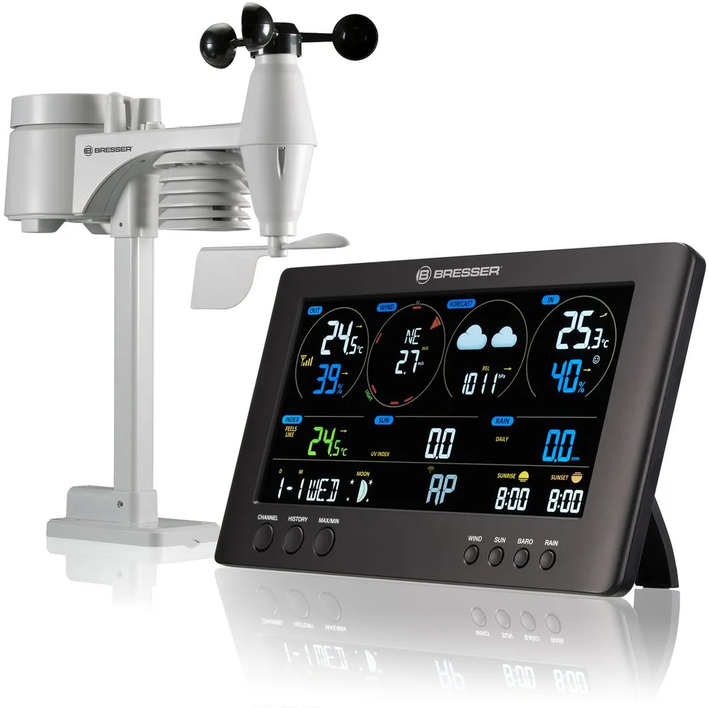 Bresser Wifi Clearview Weather Center 7-In-1 Sensor 1 Bresser Wifi Clearview Weather Center 7-In-1 Sensor