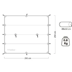 COLUMBUS Light Tarp 2000 Shelter Tent -Nordsmin Shop columbus light tarp 2000 shelter tent 6