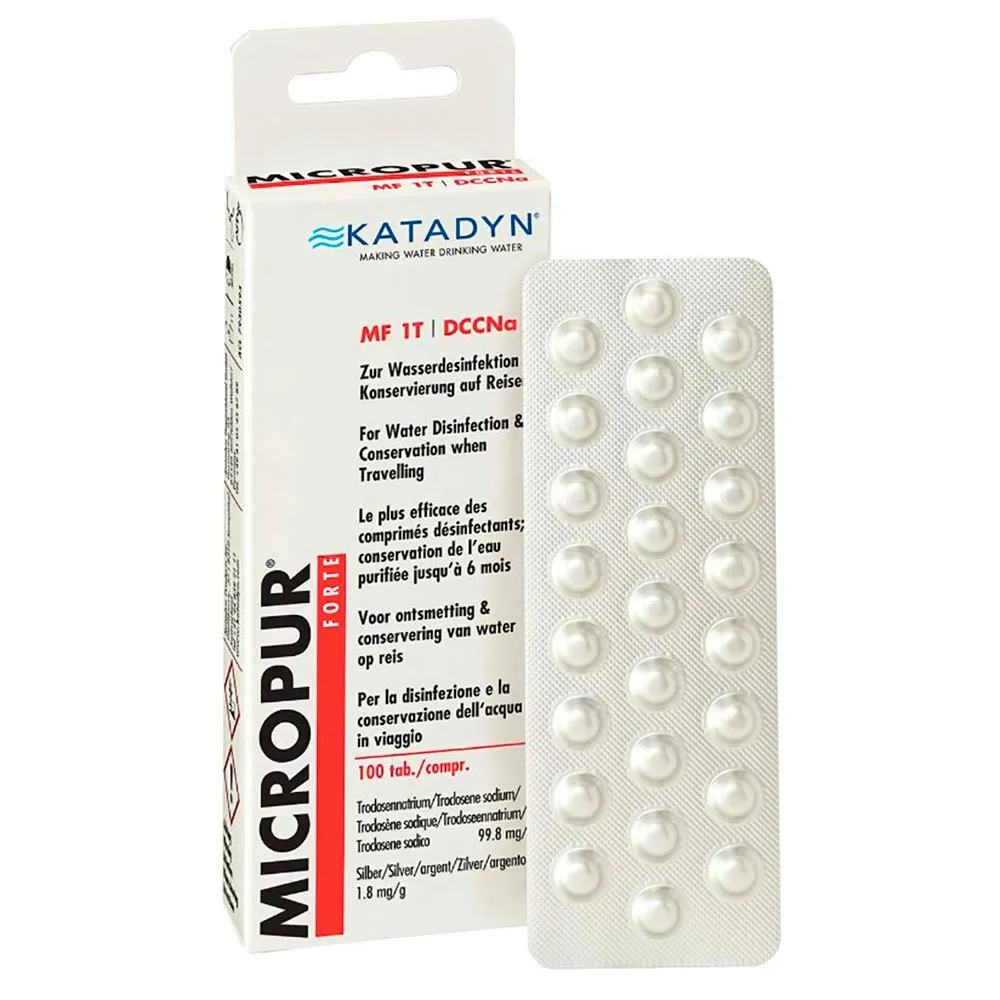 Katadyn Micropur Forte Mf Pills 1T/100 Units 4x25 1 Katadyn Micropur Forte Mf Pills 1T/100 Units 4x25