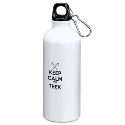 Keep Calm And Trek 800ml Aluminium Bottle