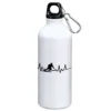 Skiing Heartbeat 800ml Aluminium Bottle