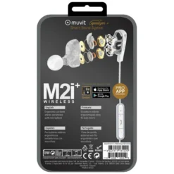 MUVIT M2i+ Dual Driver Bluetooth Wireless Headphones -Nordsmin Shop muvit m2i dual driver bluetooth wireless headphones 4