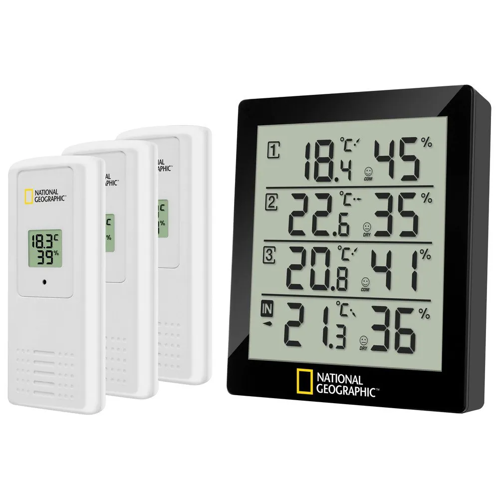 National Geographic 9070200 Thermometer And Hygrometer 1 National Geographic 9070200 Thermometer And Hygrometer