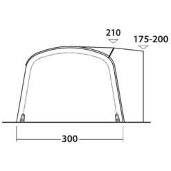 Outwell Blossburg 380 Air Caravan Tent 16 Outwell Blossburg 380 Air Caravan Tent -Nordsmin Shop outwell blossburg 380 air caravan tent 7