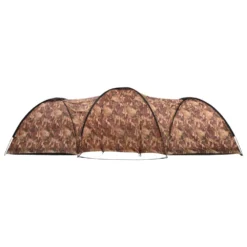 VIDAXL Camping Igloo Tent 650x240x190cm 8 Person Camouflage -Nordsmin Shop vidaxl camping igloo tent 650x240x190cm 8 person camouflage 4