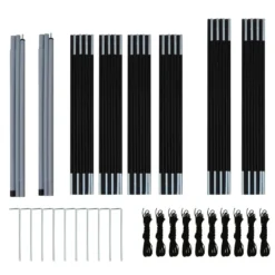 VIDAXL Camping Tent Fabric 9 Persons -Nordsmin Shop vidaxl camping tent fabric 9 persons 7