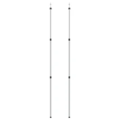 VIDAXL Telescopic Tarp Poles Length Of 102-260Cm 2 Units -Nordsmin Shop vidaxl telescopic tarp poles length of 102 260cm 2 units 4